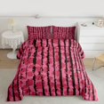 thumbnail image 2 of Castle Fairy Leopard Print 3 Pieces Queen Comforter Set for Female Men Women,Abstract Camouflage Camo Ultra Soft Bedding Sets,Retro Vintage Aesthetic Bedding Comforter Set Breathable, 2 of 8
