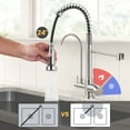 thumbnail image 5 of WOWOW Pull Down Sprayer Kitchen Faucet with Drinking Water Filter, 5 of 8