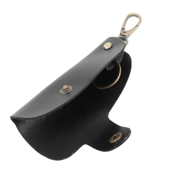 Genuine Leather Keychain Auto Key Waist Case Outdoor Key Bag Key Waist Bag Key Zipper Bag Car Key Bag Key Storage Bag