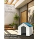 thumbnail image 4 of RED VELVET Casa Perro Casetas de Plástico Exteriores, Resistente al Agua y Clima,Fácil de Montar, Jardín, Patio y Exterior (Azul, Grande), 4 of 6