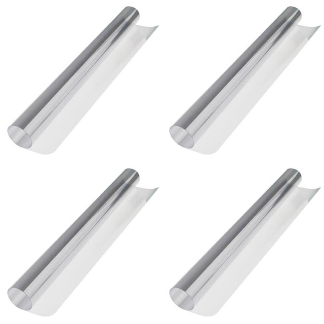 WUSUOWEI 4PCS Shatterproof Window Film,Explosion Proof Film,Glass Protection,20x200CM Clear Sticker for Home and Business,Antiburst Shield,Glazing Gear,Layer for Mirrors,Windows,Glass