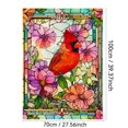 thumbnail image 2 of Colored Glass Bird Printed 28x40 Inch Double Courtyard Holiday Season Layout, 2 of 5