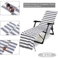 thumbnail image 3 of Funda para silla de playa para piscina, patio, funda para tumbona con bolsillos, 3 of 4