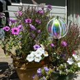thumbnail image 3 of In the Breeze 2679 — 6 Inch Iridescent Gazing Ball Spinner — Outdoor Wind Spinner Garden Décor, 3 of 4