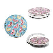 Fashionable Folding Purse Hook Suitable for Various Setting Sturdy Zines Alloy Designs Protects Bags From Damage