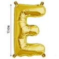 thumbnail image 3 of Efavormart 16" Shinny Gold Foil Balloons Letter Balloons For Wedding Party Decorations Graduation New Year Eve Party Supplies - E, 3 of 10
