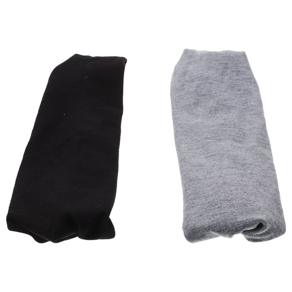 LOLIPPYY 2-Pack Cotton Face Wash Headbands, Elastic and Water Absorbent Hairbands for Daily Home Use