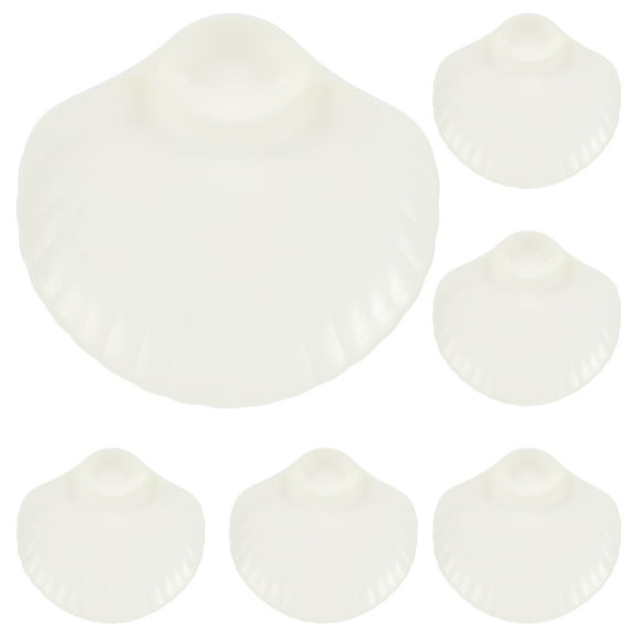 Minkissy 6-Piece Compact Sushi and Dumpling Plate Set, PP Material, Ideal for Home Kitchen Dining and Serving