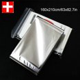 thumbnail image 3 of Greeniant Manta de emergencia para hipotermia para acampar, senderismo salvaje, aislamiento térmico impermeable, película de aluminio PET, manta de carpas plata 210x160cm Greeniant OD2158-02B, 3 of 6