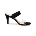 thumbnail image 3 of BLISSFUL STEP Women's Clear Strap High Heels Slides Sandals, 3 of 7