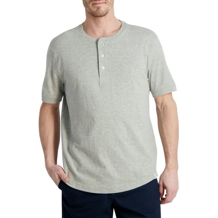 Chaps Men's Short Sleeve Coastland Wash Henley T-shirt-Size XS-2X