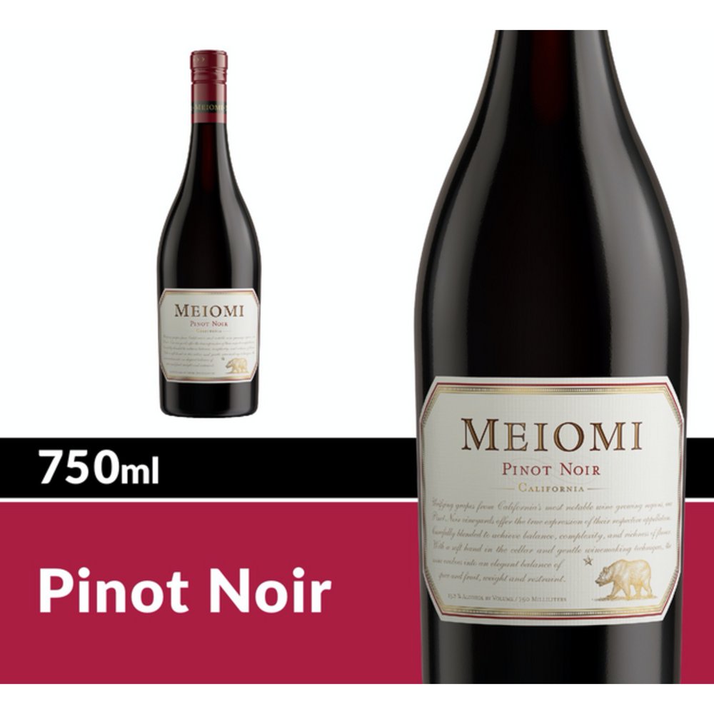 Meiomi Pinot Noir Red Wine, 750 mL Bottle