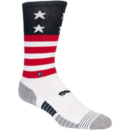 UPC: 0889179513395 | NEW Puma Tech Crew Red/White/Navy Mens Large (9-13) Golf Socks