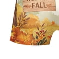 thumbnail image 5 of Welcome Fall Afghan Hound Cozy Autumn Field Pumpkins Golden Leaves All Over Print Boxer Briefs Underwear for Men Dad Dog Lover - 12013, 5 of 6