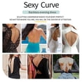 thumbnail image 3 of Women Sexy U Plunge Backless Body Shaper Bra, Deep V-Neck Seamless Bodysuit Thong Underwear Padded Push Up Invisible Shapewear, 3 of 5