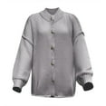 thumbnail image 3 of Cardigan Sweaters for Women Long Sleeve Turtleneck Fashion Sweater Jacket Coat Womens Cardigan Sweaters, 3 of 4