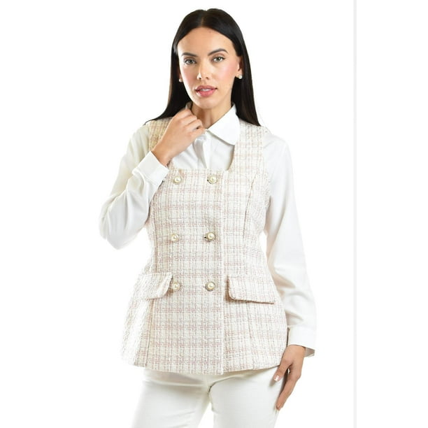 Chaleco Tweed Roman Fashion /Juvenil, 2435 (Rosa) rosa M
