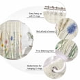 thumbnail image 6 of Spring Floral Waterproof Fabric Shower Curtain,Summer Flower Botanical Farmhouse Waterproof Fabric Shower Curtain for Bathroom Curtains Bathtubs Hotel Shower Curtains with 12 Hooks Extra Long 72x96, 6 of 8