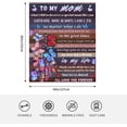 thumbnail image 5 of to My Mom Throw Blanket,Mom Butterfly Blanket 50 X 60'''',Mom Blessing Blanket for Women,Soft Flannel Throw Mom Gift,Birthday Gifts for Mom Blankets for Sofa Bed, 5 of 6