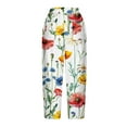 thumbnail image 5 of Aboser Womens Capri Harem Pants with Pockets Summer Boho Beach Pants Trendy Floral Printed Trousers Drawstring Elastic Waist Capris 2026, 5 of 5