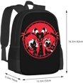 thumbnail image 3 of Helluva Boss Backpack,3d Print Laptop Backpack Lightweight Casual Daypack Bookbag 16.5 In, 3 of 8