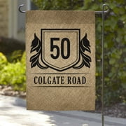 Custom Personal Address Garden Flag, 18" x 12"