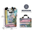 thumbnail image 2 of Yayeee Freestanding Laundry Hamper with Handle Collapsible Large Storage Basket for Clothes, Ocean Boat, 2 of 7