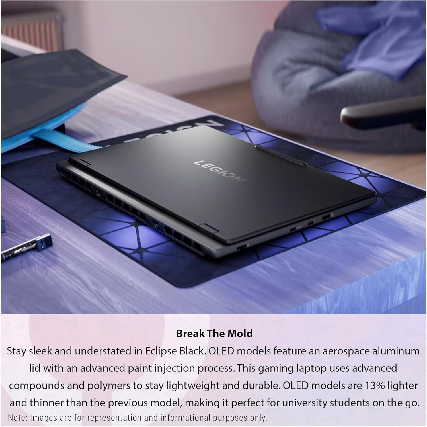 Lenovo Legion 5i AI-Powered Gaming Laptop, Intel i7-14700HX, 32 GB DDR5 5600, 2 TB PCIe SSD, 15.1" WQXGA (2560x1660) Display, Nvidia G-Force RTX 5060, 24-Zone RGB Backlit, W11 Home, Eclipse Black