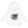 thumbnail image 2 of Inktastic Juneau Alaska Bear Scenic Wilderness Toddler Hoodie, 2 of 4