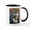 White/Black Inside, variant on CafePress - Awesome Gray Wolf Mug - 11 oz Ceramic Mug - Novelty Coffee Tea Cup