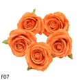 thumbnail image 1 of Cabeza de Rosa Artificial, hojas de seda para decoración de hogar, boda, fiesta, caja de regalo, flor falsa, corona de Navidad, 10cm, 5/10 Uds., 1 of 4