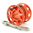 thumbnail image 3 of Aviation Aluminum Scuba Gear Reel Lightweight Compact Design for Dives 15M Orange Red, 3 of 8