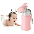 thumbnail image 5 of Orinal de viaje, taza portátil para orinar para orinal para niñas, inodoro de emergencia para acampar, viajes en coche y entrenamiento para orinar para niños (rosa), 5 of 5