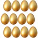 thumbnail image 2 of 12pcs Diy Easter Egg Natural Wooden Easter Eggs Decorative Party Favors Banmo, 2 of 2