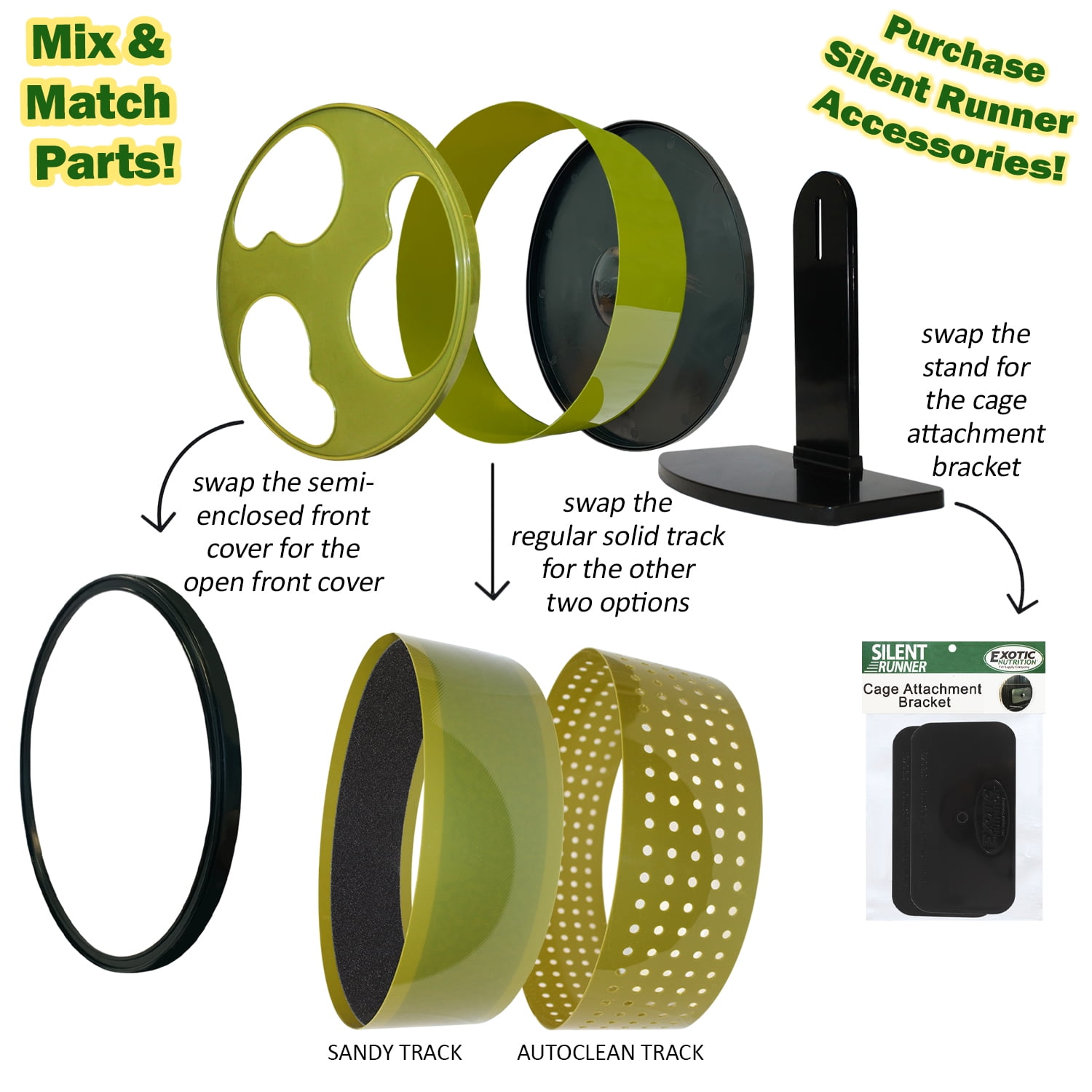 Exotic Nutrition Silent Runner Wheel 12" Wide