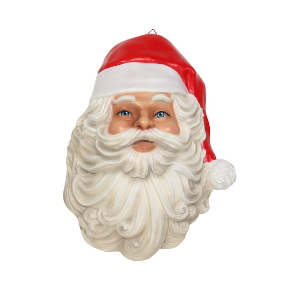 Universal Statues Santa Face Ornament Commercial Christmas Outdoor Decoration - 19"