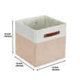 thumbnail image 5 of DECOMOMO Bac de Rangement Pliable Robuste [Lot de 4] avec Poignées pour Organiser Étagère Chambre de Bébé, 5 of 5