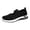 Black_025, variant on Domuza Orthopedic Shoes for Women Arch Support Slip on Non Slip Sneakers Breathable Mesh Stretch Walking Shoes Soft 2026 Foam Shoes Green 7（EU-38）