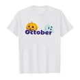 thumbnail image 4 of TZEWGL T-Shirts For Child Short Sleeve Crew Neck Monthly Word Prints Blouse For Newborns size 5-6T, 4 of 4