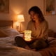 thumbnail image 5 of Luz de noche de oso con purpurina de estrellas | Lámpara LED portátil de noche para habitación infantil | Luz ambiental decorativa de plástico multicolor para dormitorio y decoración de fiestas, 5 of 6