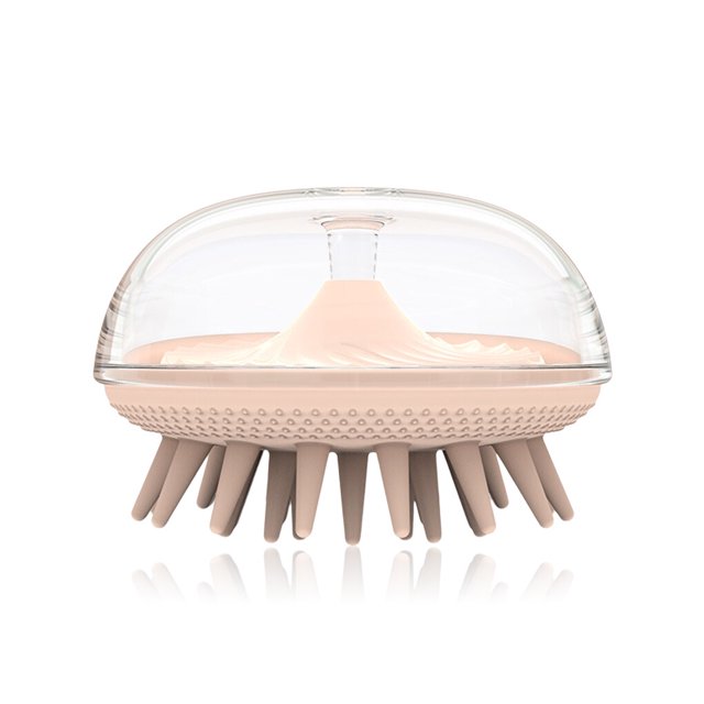 Soidarity Masajeador de cuero cabelludo cepillo de baño antipicazón depurador de cabello masaje seco cuerpo herramienta suministros para niños Type3 NO3