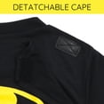 thumbnail image 3 of DC Comics Justice League Little Boys' Cosplay Pajama Shirt and Shorts Set with Cape Heather Grey Batman, 3 of 6
