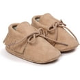 thumbnail image 2 of Baby Loafers Boys Girls Infant Shoes Soft Sole Tassels Moccasins Anti-Slip Crib Shoes, 2 of 6