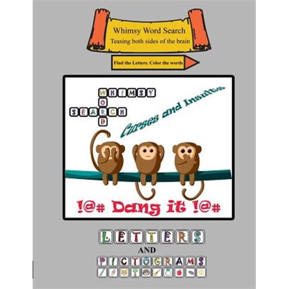 Pre-Owned Whimsy Word Search, Curses and Insults, Letters and Pictograms