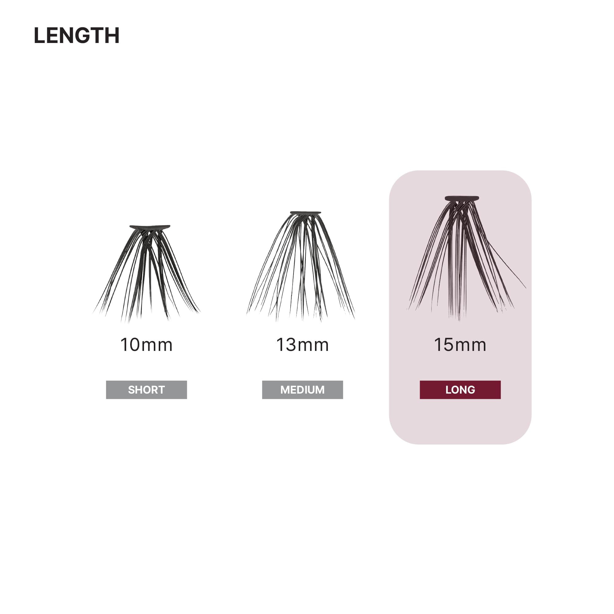 【超お買い得！】 i-ENVY 30D to Easy Lashes, Individual Cluster Extension ウィッグ・エクステ