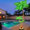 thumbnail image 4 of Outdoor Patio Palm Tree 7Ft, Fake Palm Tree Rechargeable, Artificial Palm Tree Outdoor Pool Christmas Tree Outdoor Patio Decoration Halloween, 4 of 5