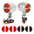 thumbnail image 2 of Clignotant, Lumière de Clignotants de Moto 12V Résistant aux Chocs LED pour Moto Noir, Électroplating, 2 of 8
