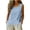 Light Blue, variant on Women's Plain Cotton Basic Tank Top Summer Loose Fit Crew Neck Button Down Tee Tank Casual Sleeveless Daily Wear Tops Light Blue