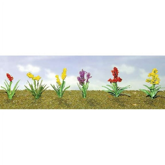 JTT Scenery Products - Flowering Plants Assortment 2, 3/4" (10)