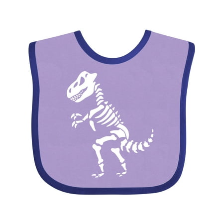 

Inktastic Dinosaur Skeleton Bones Funny Dino Gift Baby Boy or Baby Girl Bib